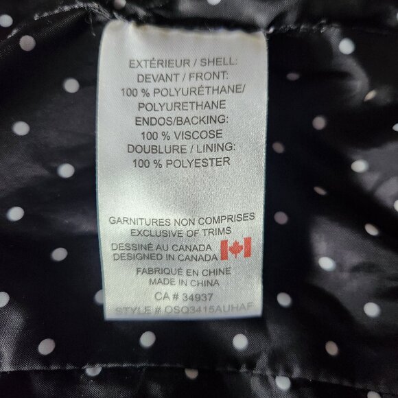 Sz14 On s'en fout des garçons faux-leather jacket (Girls 14) 🇨🇦 - Picture 10 of 10